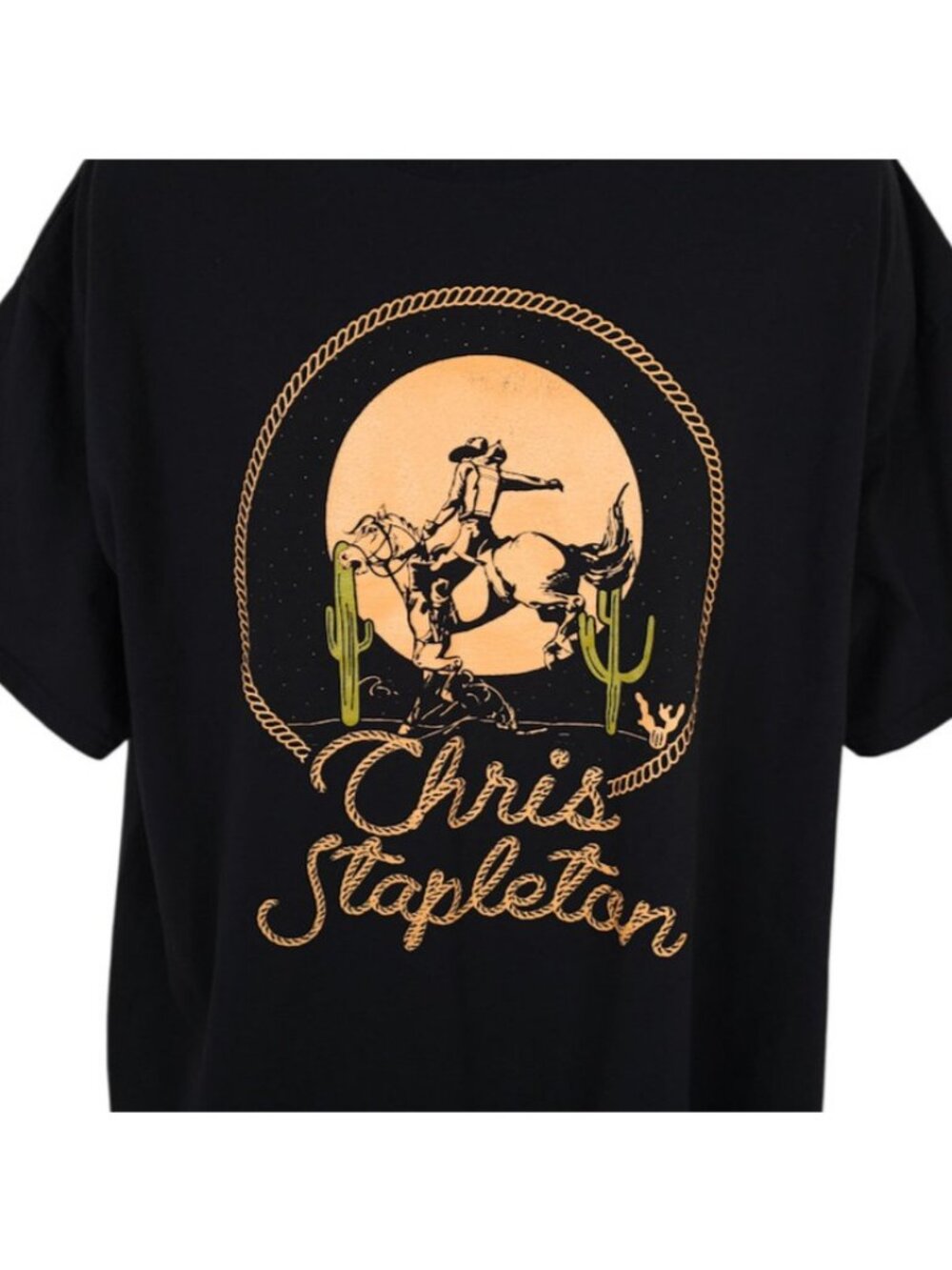 Chris Stapleton T Shirt Mens Size 2XL Black Country Music Singer
